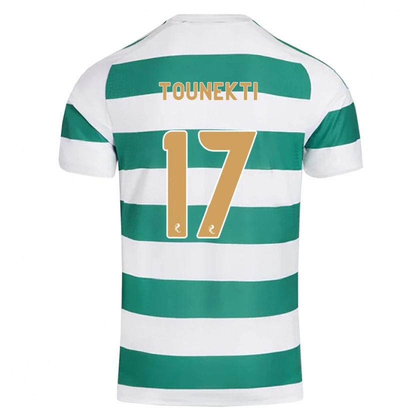 Danxen Dzieci Sebastian Tounekti #17 Ciemny Cyjan Biały Domowa Koszulka 2026/27 Koszulki Klubowe