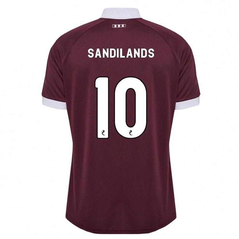 Danxen Dzieci Callum Sandilands #10 Bordowy Biały Domowa Koszulka 2026/27 Koszulki Klubowe