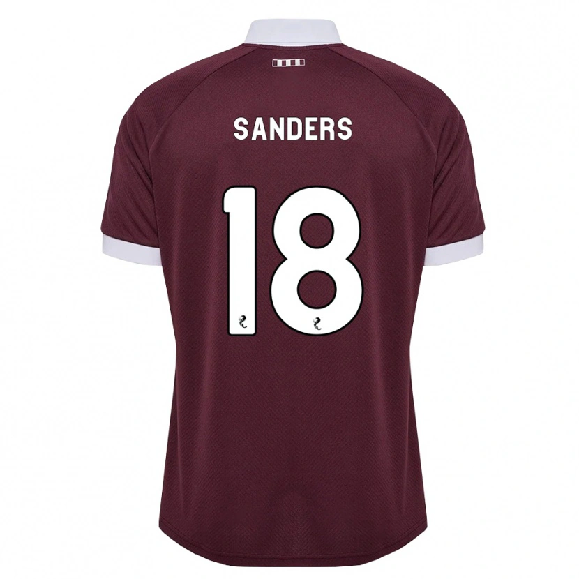 Danxen Dzieci Charlie Sanders #18 Bordowy Biały Domowa Koszulka 2026/27 Koszulki Klubowe