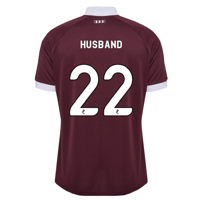 Danxen Dzieci Jessica Husband #22 Bordowy Biały Domowa Koszulka 2026/27 Koszulki Klubowe
