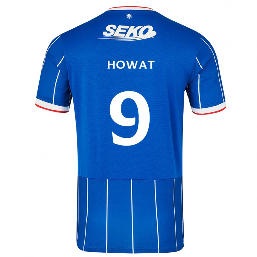 Danxen Dzieci Kirsty Howat #9 Czerwony Niebieski Biały Domowa Koszulka 2026/27 Koszulki Klubowe