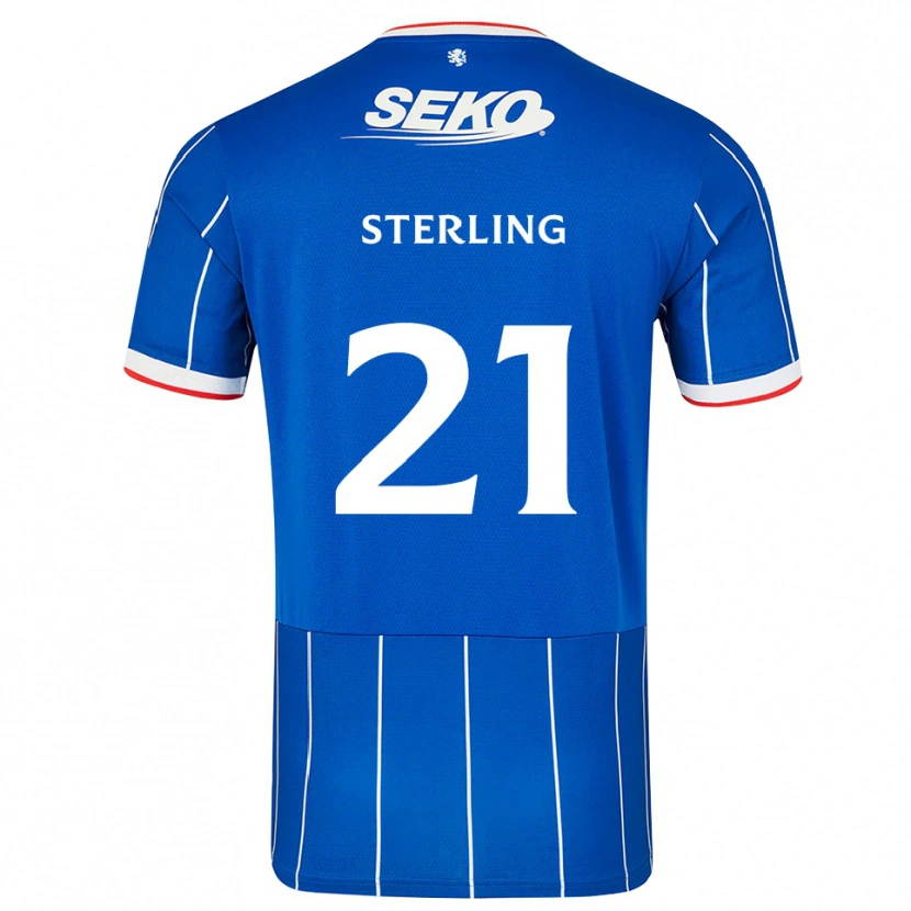 Danxen Dzieci Dujon Sterling #21 Czerwony Niebieski Biały Domowa Koszulka 2026/27 Koszulki Klubowe