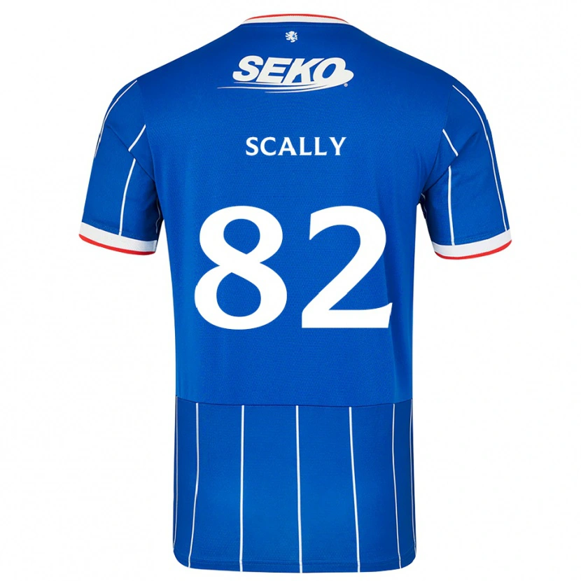 Danxen Dzieci Ashton Scally #82 Czerwony Niebieski Biały Domowa Koszulka 2026/27 Koszulki Klubowe