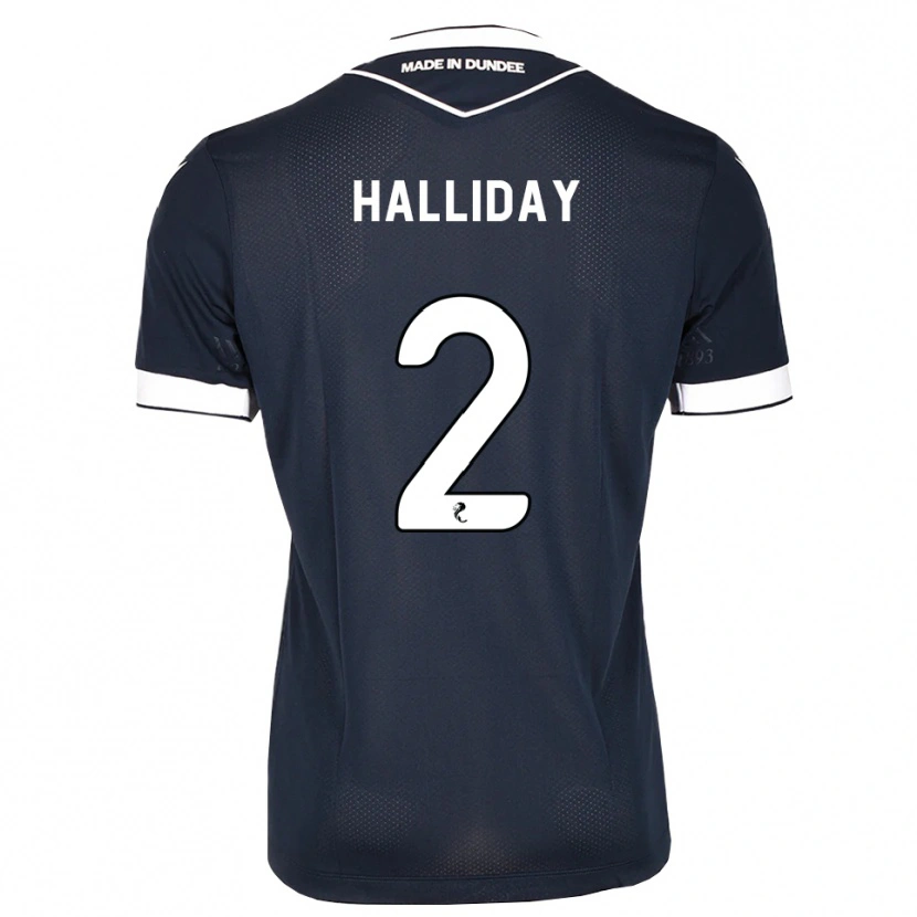Danxen Dzieci Brad Halliday #2 Północny Niebieski Biały Domowa Koszulka 2026/27 Koszulki Klubowe