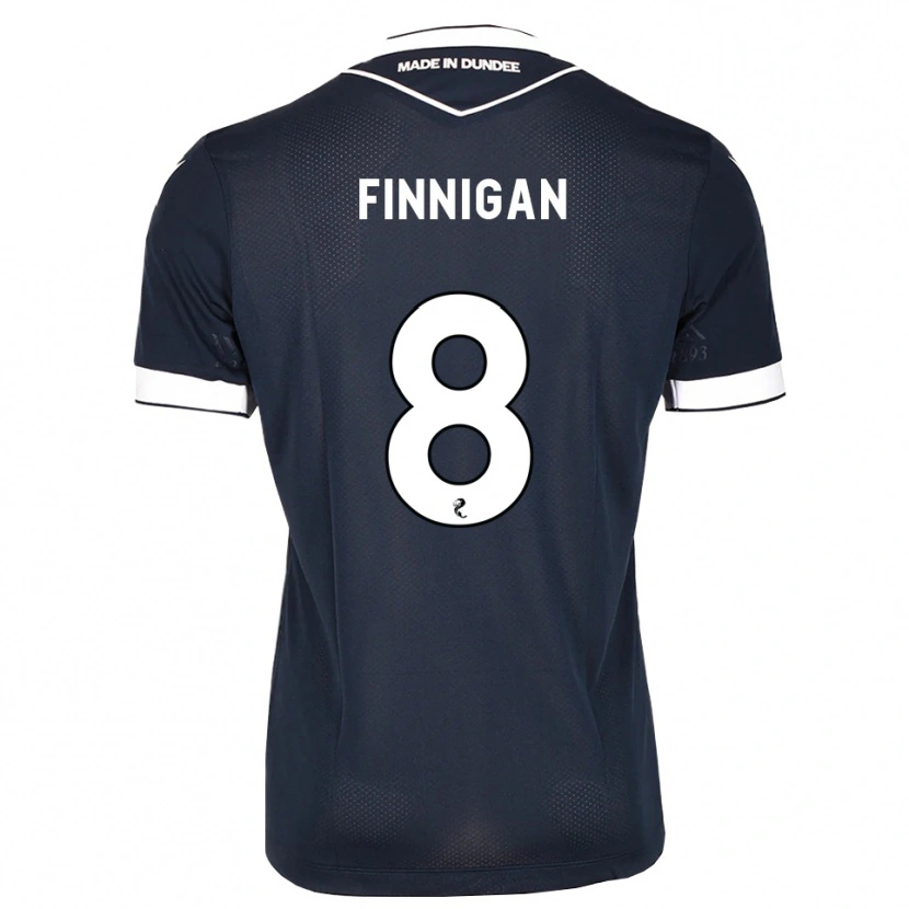 Danxen Dzieci Ryan Finnigan #8 Północny Niebieski Biały Domowa Koszulka 2026/27 Koszulki Klubowe