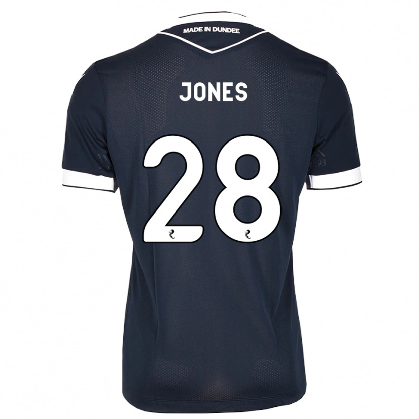 Danxen Dzieci Callum Jones #28 Północny Niebieski Biały Domowa Koszulka 2026/27 Koszulki Klubowe