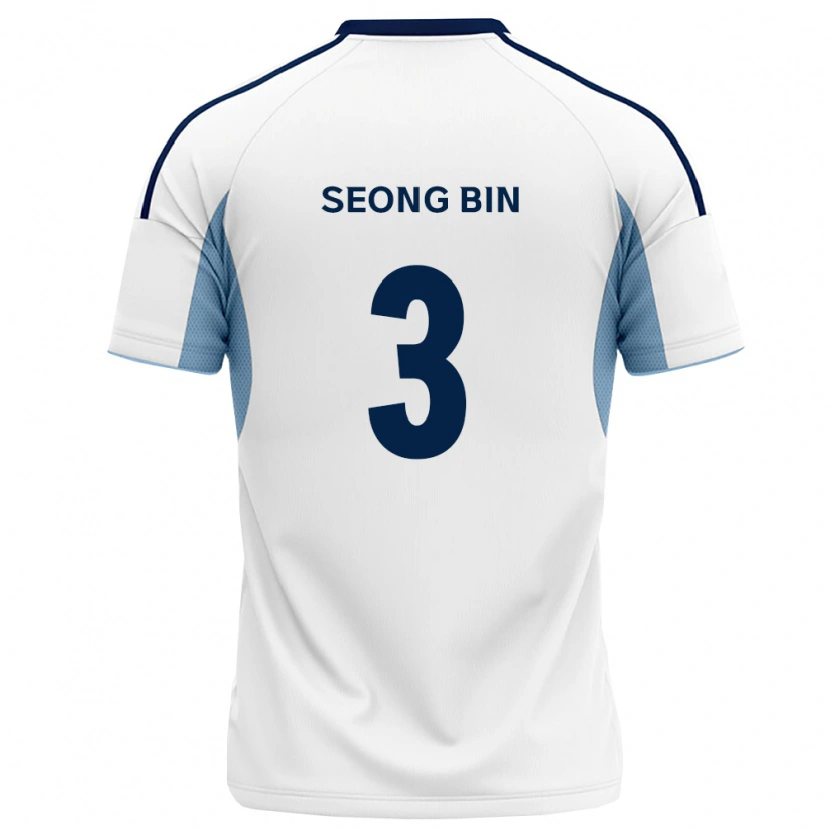 Danxen Dzieci Seong-Bin Jung #3 Królewski Niebieski Biały Wyjazdowa Koszulka 2026/27 Koszulki Klubowe
