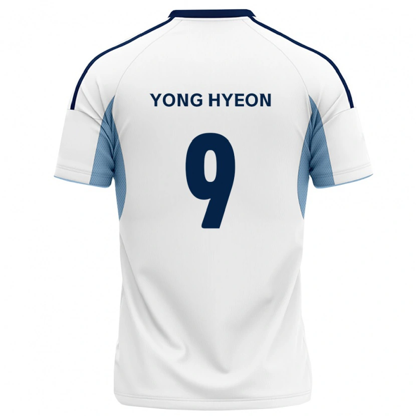 Danxen Dzieci Yong-Hyeon Yi #9 Królewski Niebieski Biały Wyjazdowa Koszulka 2026/27 Koszulki Klubowe