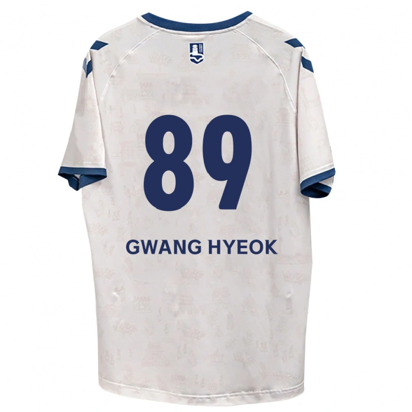 Danxen Dzieci Gwang-Hyeok Lee #89 Królewski Niebieski Biały Wyjazdowa Koszulka 2026/27 Koszulki Klubowe