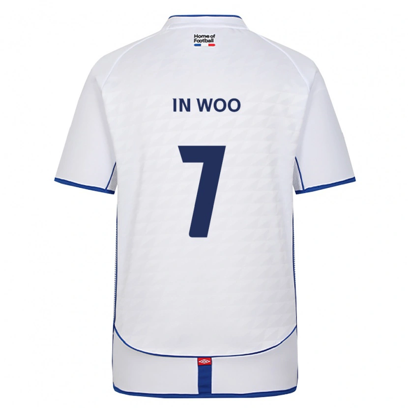 Danxen Dzieci In-Woo Lee #7 Czarny Biały Czerwony Wyjazdowa Koszulka 2026/27 Koszulki Klubowe