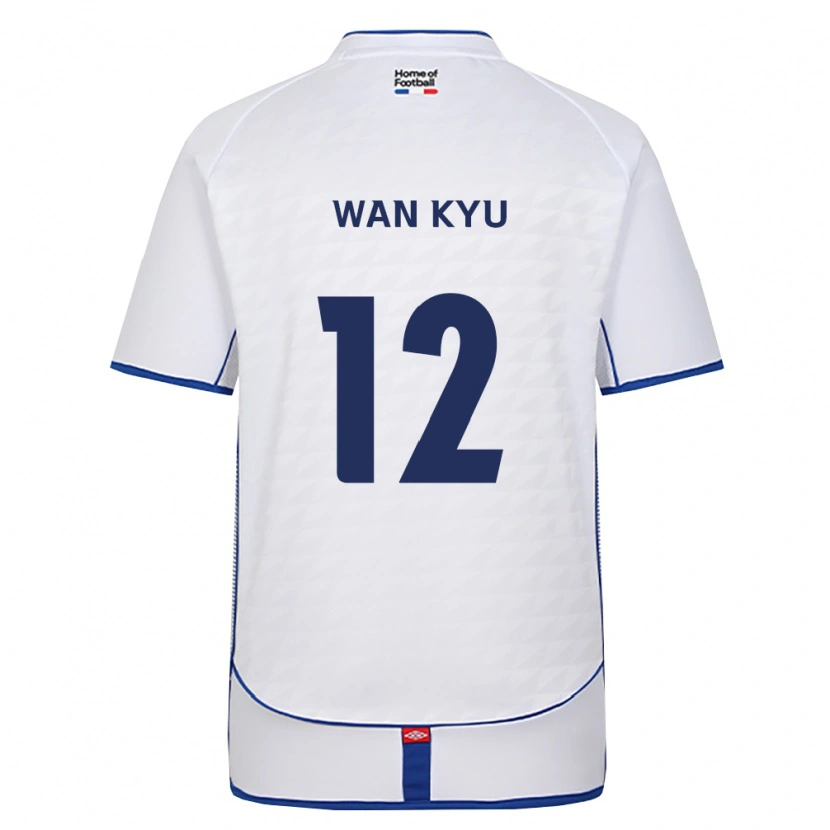Danxen Dzieci Wan-Kyu Kwon #12 Czarny Biały Czerwony Wyjazdowa Koszulka 2026/27 Koszulki Klubowe