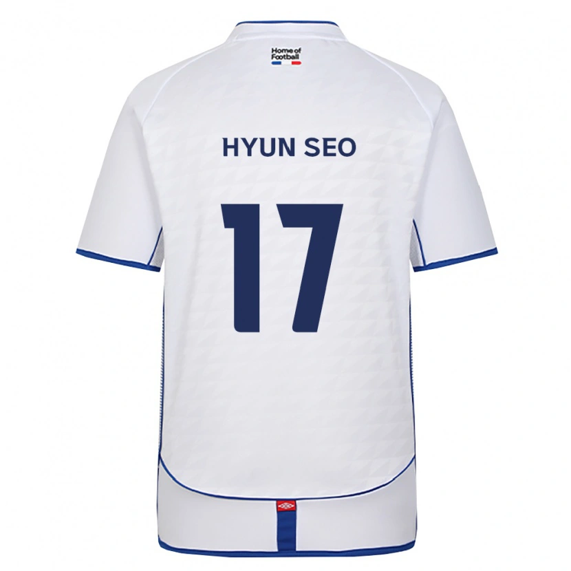 Danxen Dzieci Hyun-Seo Lee #17 Czarny Biały Czerwony Wyjazdowa Koszulka 2026/27 Koszulki Klubowe