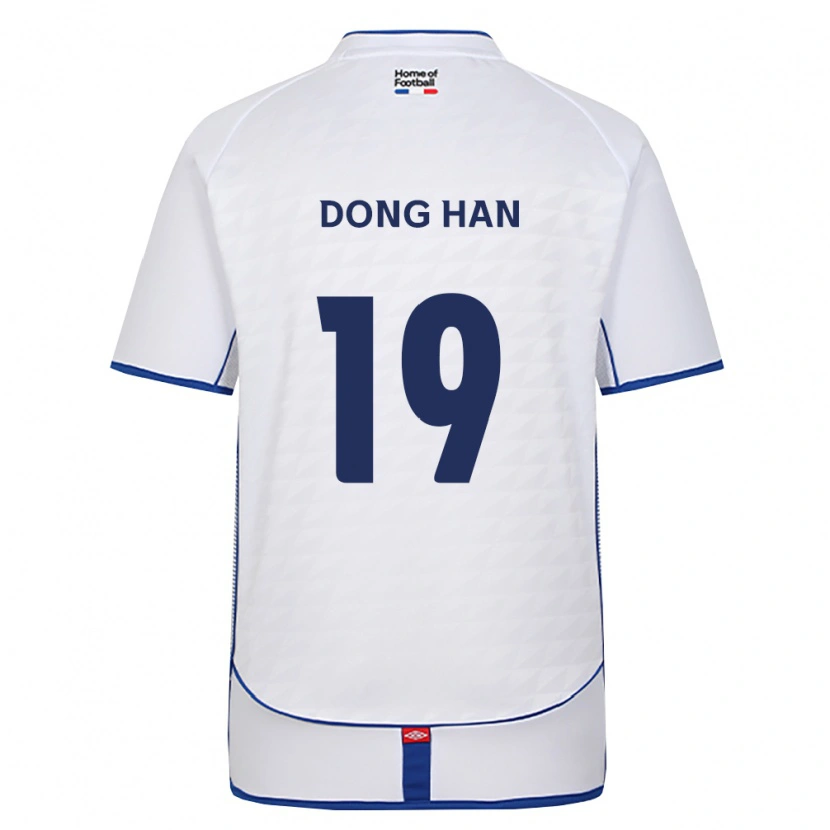 Danxen Dzieci Dong-Han Seo #19 Czarny Biały Czerwony Wyjazdowa Koszulka 2026/27 Koszulki Klubowe