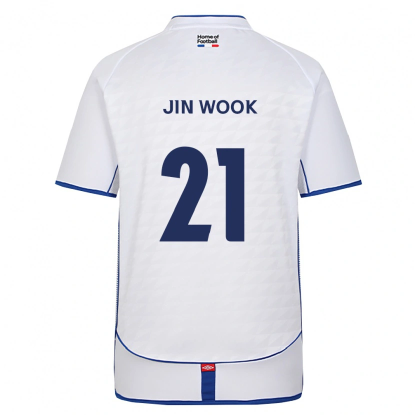 Danxen Dzieci Jin-Wook Yoo #21 Czarny Biały Czerwony Wyjazdowa Koszulka 2026/27 Koszulki Klubowe