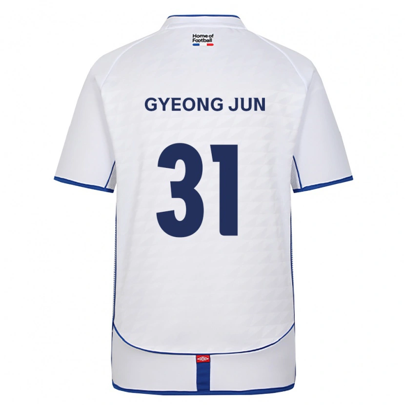 Danxen Dzieci Gyeong-Jun Lee #31 Czarny Biały Czerwony Wyjazdowa Koszulka 2026/27 Koszulki Klubowe
