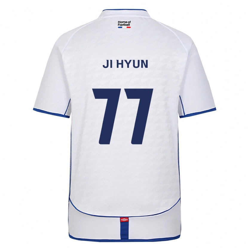 Danxen Dzieci Ji-Hyun Kim #77 Czarny Biały Czerwony Wyjazdowa Koszulka 2026/27 Koszulki Klubowe