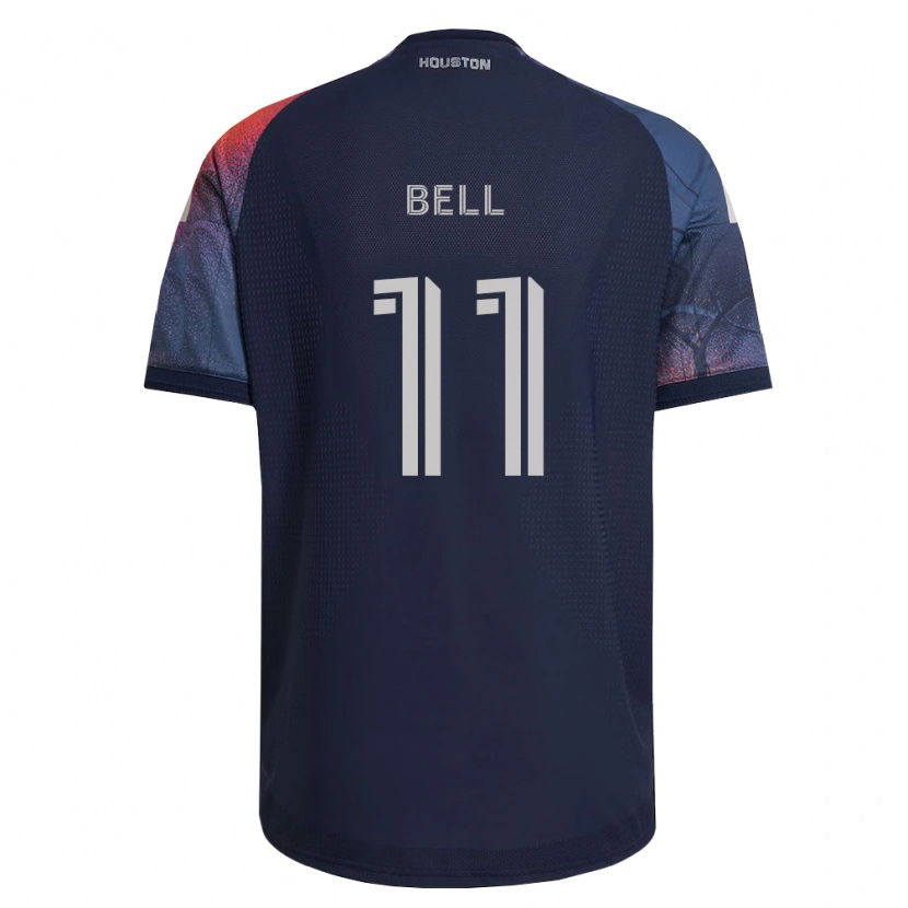 Danxen Dzieci Jahmani Bell #11 Głęboki Niebieski Biały Pomarańczowy Wyjazdowa Koszulka 2026/27 Koszulki Klubowe