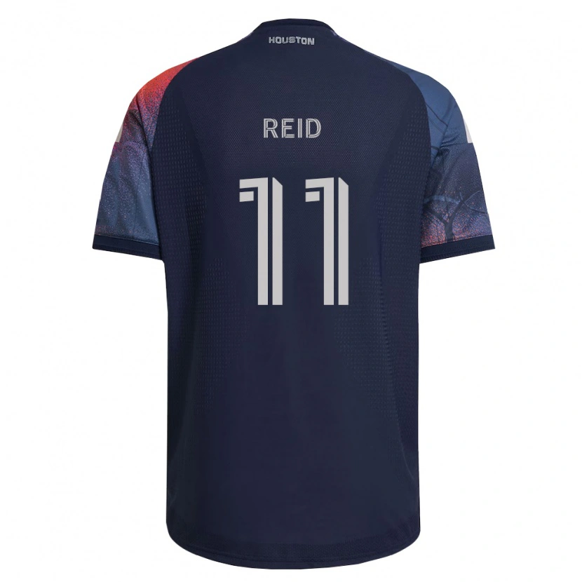 Danxen Dzieci Isaiah Reid #11 Głęboki Niebieski Biały Pomarańczowy Wyjazdowa Koszulka 2026/27 Koszulki Klubowe
