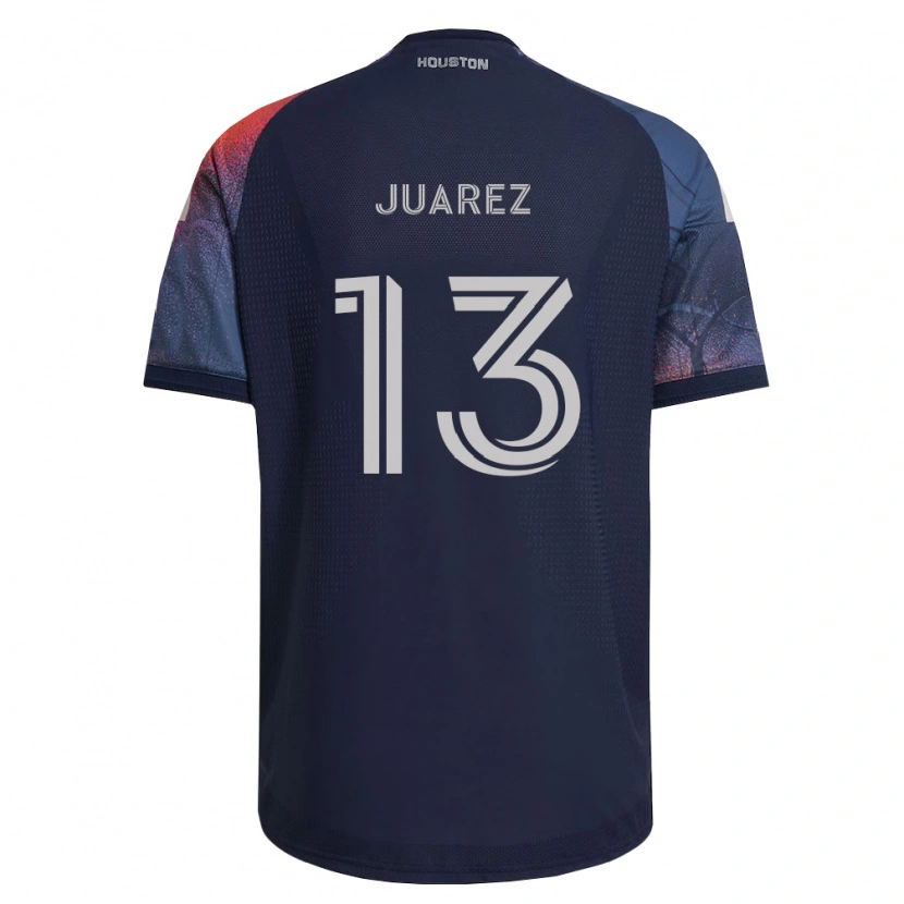 Danxen Dzieci Jathan Juarez #13 Głęboki Niebieski Biały Pomarańczowy Wyjazdowa Koszulka 2026/27 Koszulki Klubowe