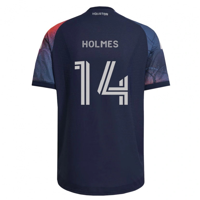 Danxen Dzieci Duane Holmes #14 Głęboki Niebieski Biały Pomarańczowy Wyjazdowa Koszulka 2026/27 Koszulki Klubowe