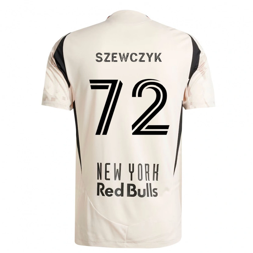Danxen Dzieci Tobias Szewczyk #72 Kość Słoniowa Czerwony Czarny Wyjazdowa Koszulka 2026/27 Koszulki Klubowe