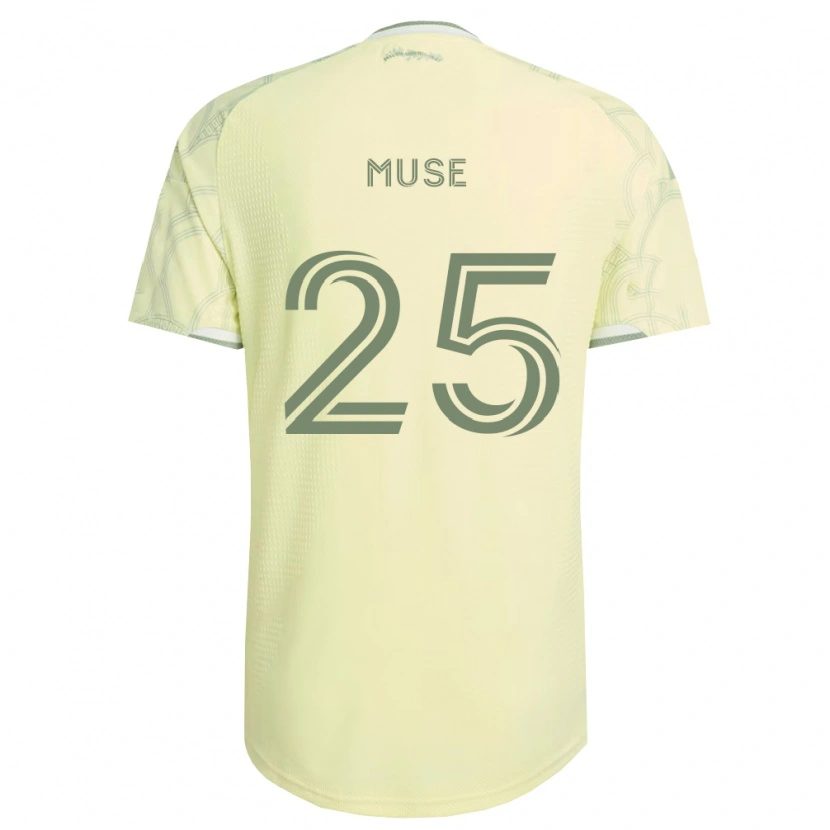 Danxen Dzieci Trey Muse #25 Beżowy Biały Wyjazdowa Koszulka 2026/27 Koszulki Klubowe