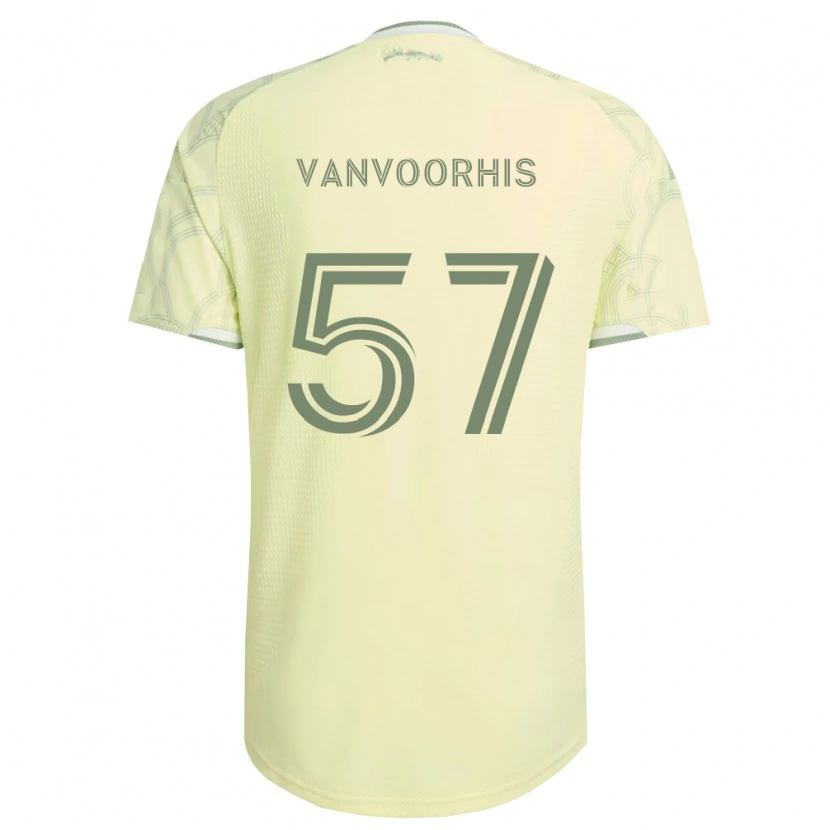 Danxen Dzieci Bryce Vanvoorhis #57 Beżowy Biały Wyjazdowa Koszulka 2026/27 Koszulki Klubowe
