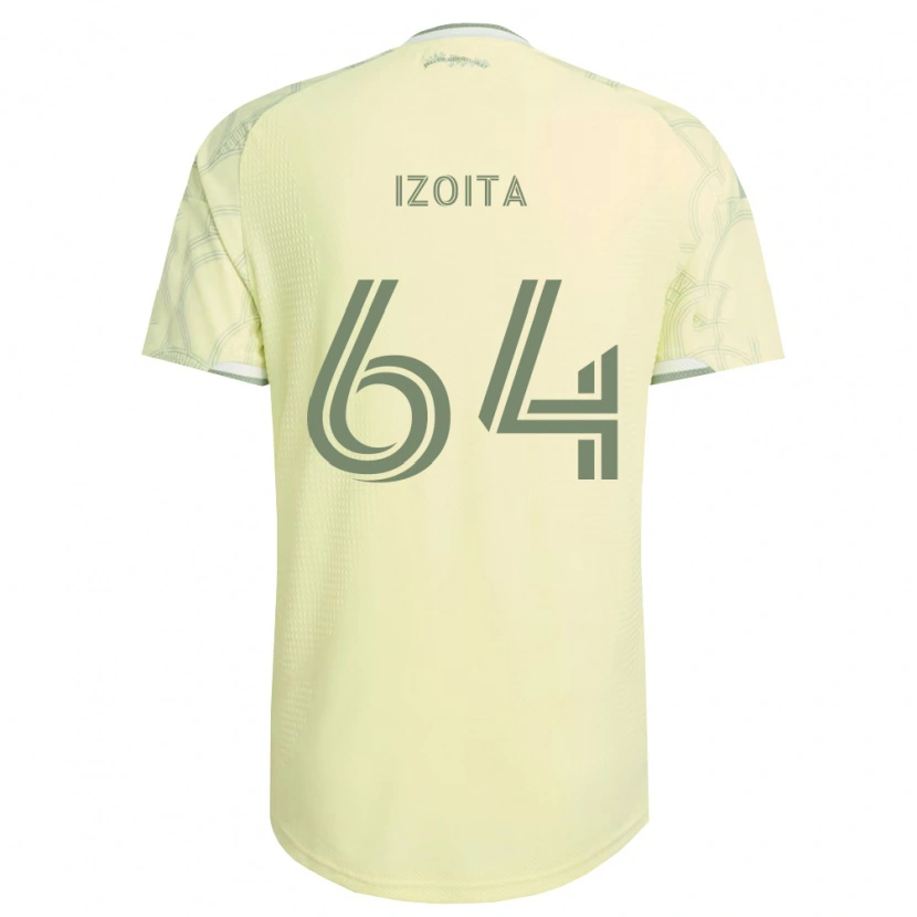 Danxen Dzieci Jacob Izoita #64 Beżowy Biały Wyjazdowa Koszulka 2026/27 Koszulki Klubowe