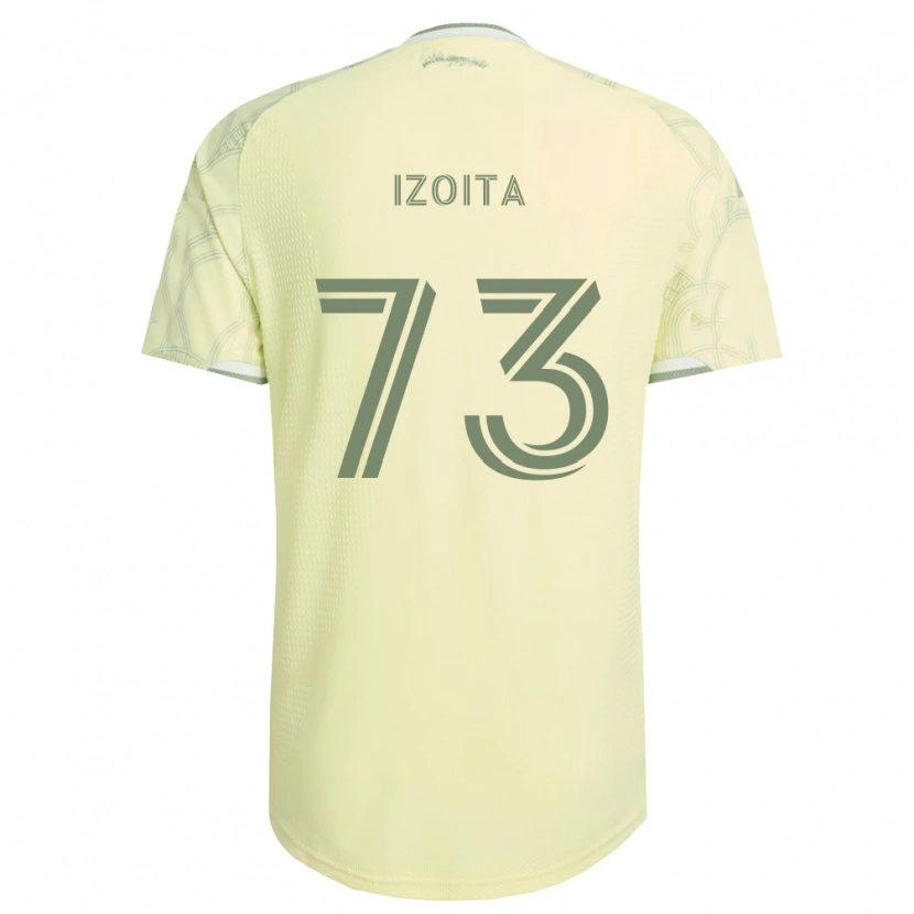 Danxen Dzieci Eric Izoita #73 Beżowy Biały Wyjazdowa Koszulka 2026/27 Koszulki Klubowe