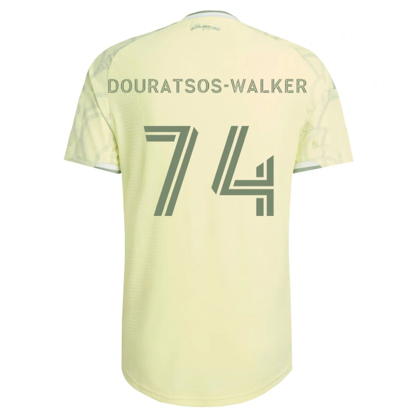 Danxen Dzieci Elias Douratsos-Walker #74 Beżowy Biały Wyjazdowa Koszulka 2026/27 Koszulki Klubowe