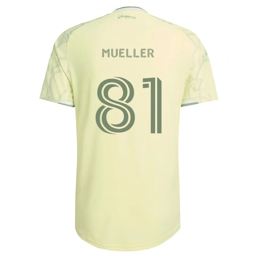 Danxen Dzieci Henry Mueller #81 Beżowy Biały Wyjazdowa Koszulka 2026/27 Koszulki Klubowe