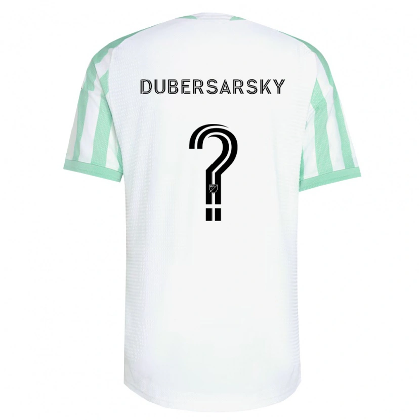 Danxen Dzieci Nicolás Dubersarsky #0 Jasnozielony Czarny Biały Wyjazdowa Koszulka 2026/27 Koszulki Klubowe