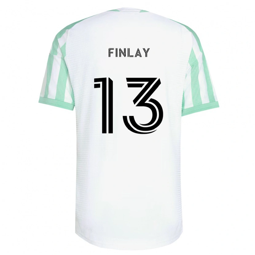Danxen Dzieci Ethan Finlay #13 Jasnozielony Czarny Biały Wyjazdowa Koszulka 2026/27 Koszulki Klubowe