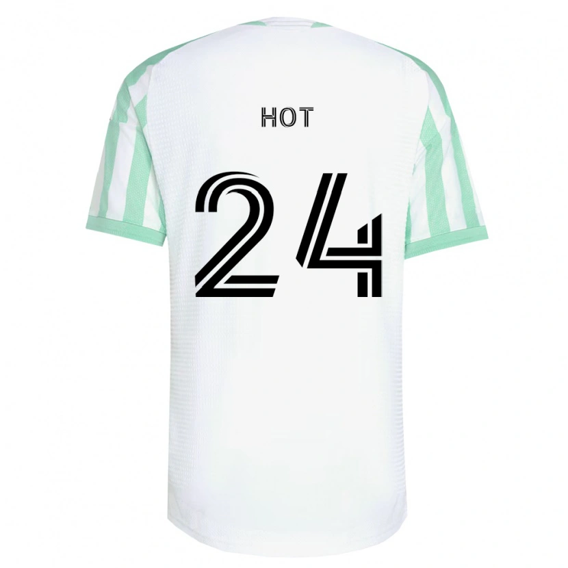 Danxen Dzieci Kenan Hot #24 Jasnozielony Czarny Biały Wyjazdowa Koszulka 2026/27 Koszulki Klubowe