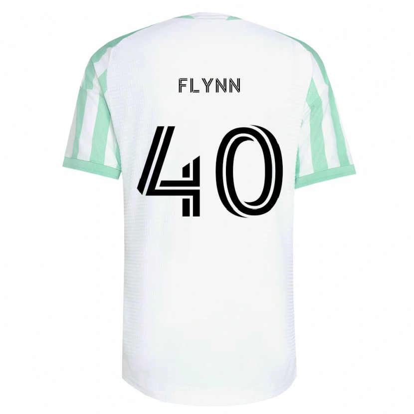 Danxen Dzieci Liam Flynn #40 Jasnozielony Czarny Biały Wyjazdowa Koszulka 2026/27 Koszulki Klubowe