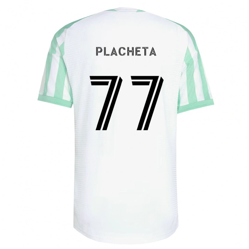 Danxen Dzieci Przemysław Płacheta #77 Jasnozielony Czarny Biały Wyjazdowa Koszulka 2026/27 Koszulki Klubowe