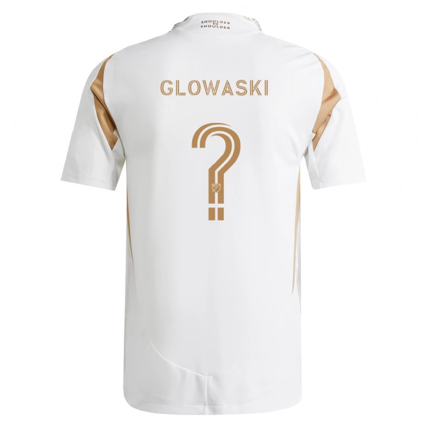 Danxen Dzieci Dylan Glowaski #0 Biały Brązowy Wyjazdowa Koszulka 2026/27 Koszulki Klubowe