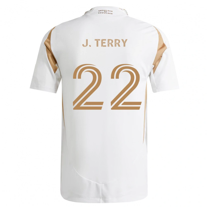 Danxen Dzieci Jude Terry #22 Biały Brązowy Wyjazdowa Koszulka 2026/27 Koszulki Klubowe