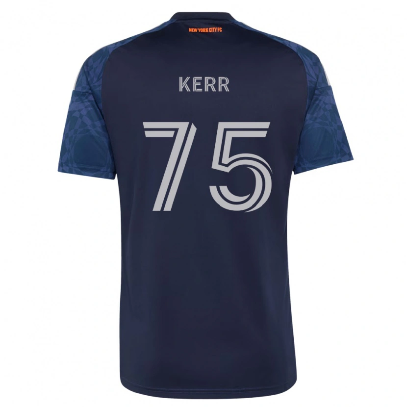 Danxen Dzieci Drew Kerr #75 Głęboki Niebieski Biały Wyjazdowa Koszulka 2026/27 Koszulki Klubowe