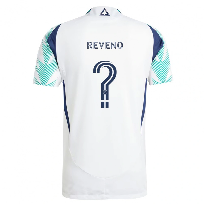 Danxen Dzieci Ben Reveno #0 Biały Granatowy Jasnozielony Wyjazdowa Koszulka 2026/27 Koszulki Klubowe