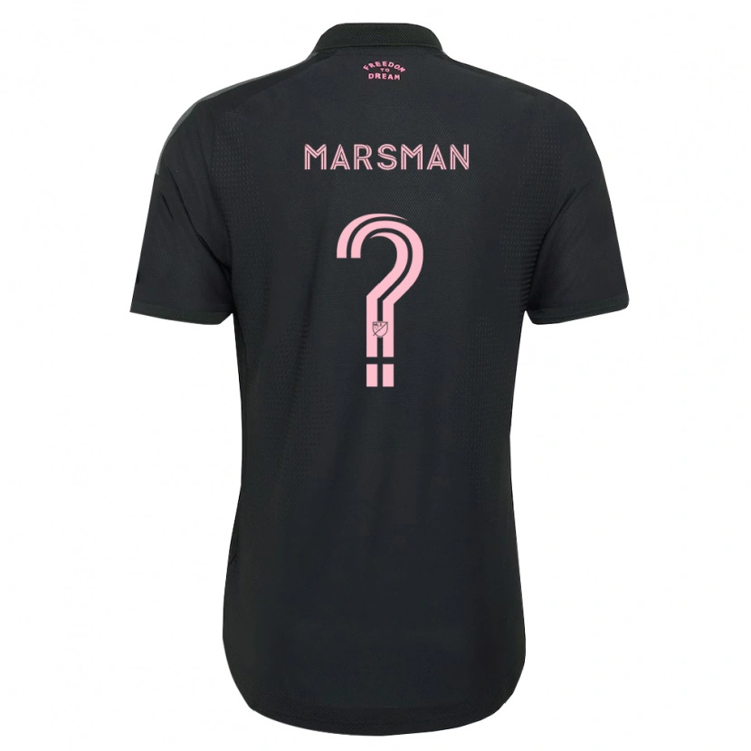 Danxen Dzieci Nick Marsman #0 Różowy Czarny Biały Wyjazdowa Koszulka 2026/27 Koszulki Klubowe