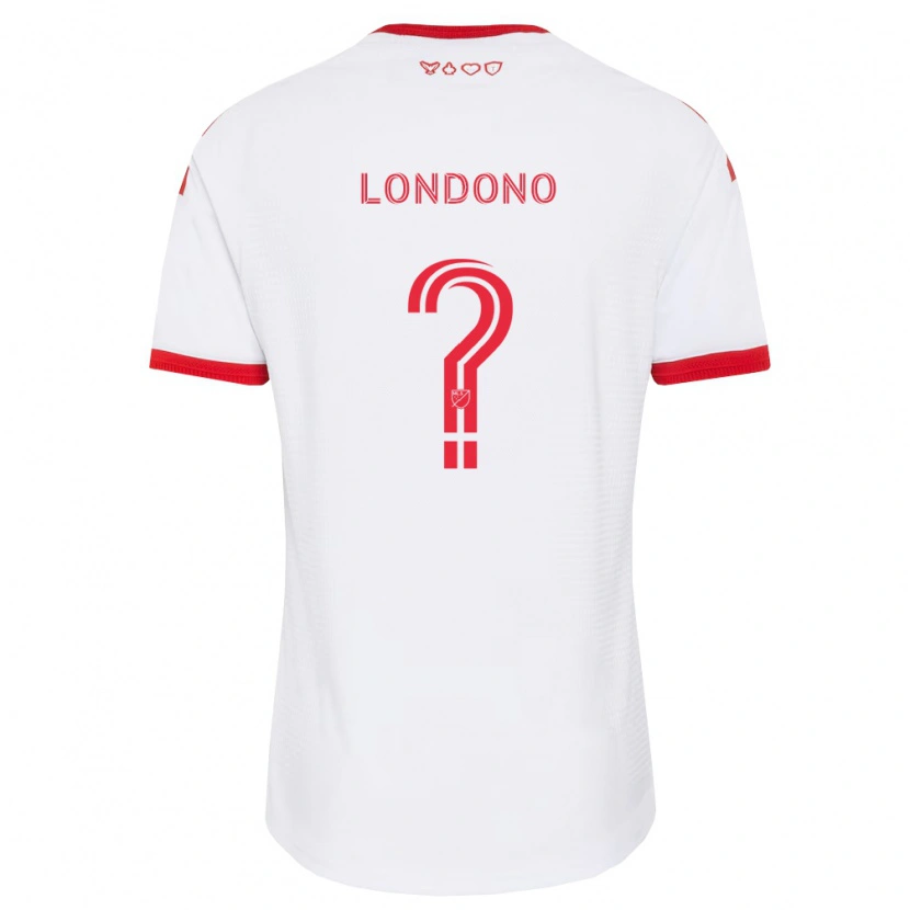 Danxen Dzieci Tyler Londono #0 Biały Czerwony Czarny Wyjazdowa Koszulka 2026/27 Koszulki Klubowe