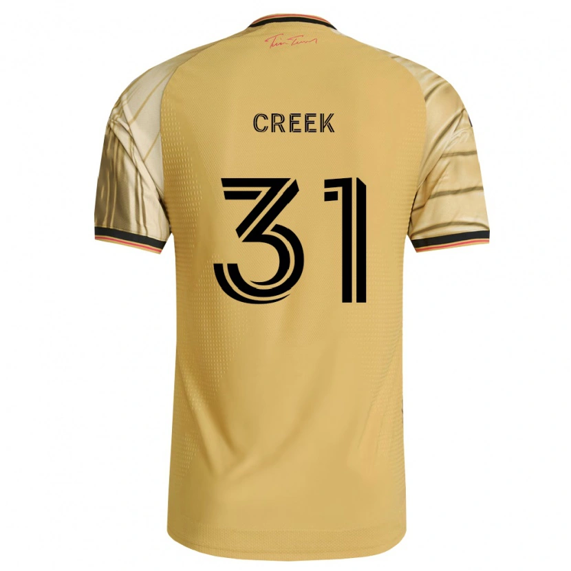 Danxen Dzieci Michael Creek #31 Brązowy Żółty Czarny Wyjazdowa Koszulka 2026/27 Koszulki Klubowe