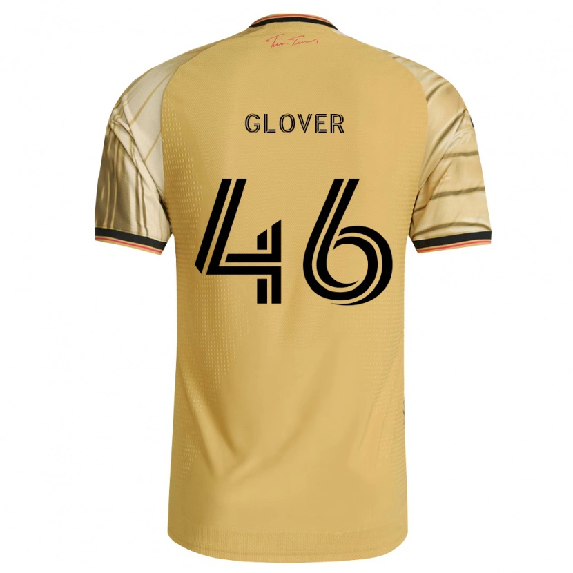 Danxen Dzieci Caden Glover #46 Brązowy Żółty Czarny Wyjazdowa Koszulka 2026/27 Koszulki Klubowe