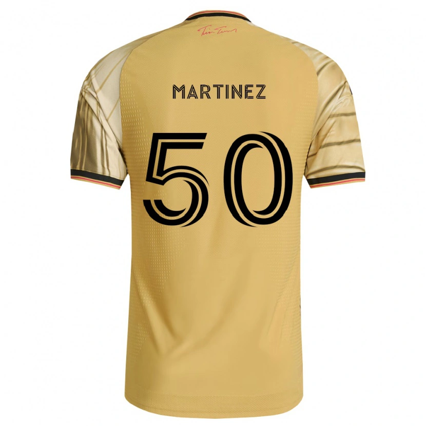 Danxen Dzieci Nate Martinez #50 Brązowy Żółty Czarny Wyjazdowa Koszulka 2026/27 Koszulki Klubowe
