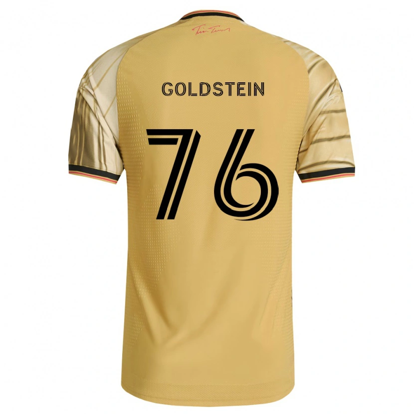Danxen Dzieci Sam Goldstein #76 Brązowy Żółty Czarny Wyjazdowa Koszulka 2026/27 Koszulki Klubowe