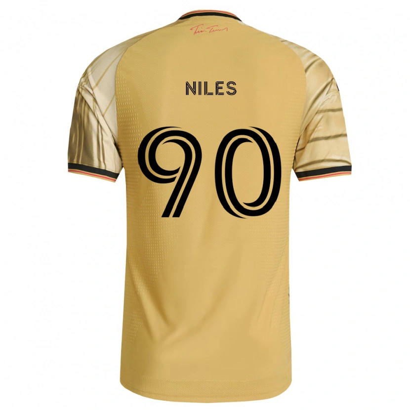 Danxen Dzieci Eddie Niles #90 Brązowy Żółty Czarny Wyjazdowa Koszulka 2026/27 Koszulki Klubowe
