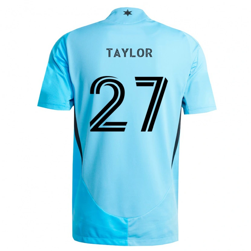 Danxen Dzieci D.j. Taylor #27 Jasny Niebieski Czarny Wyjazdowa Koszulka 2026/27 Koszulki Klubowe