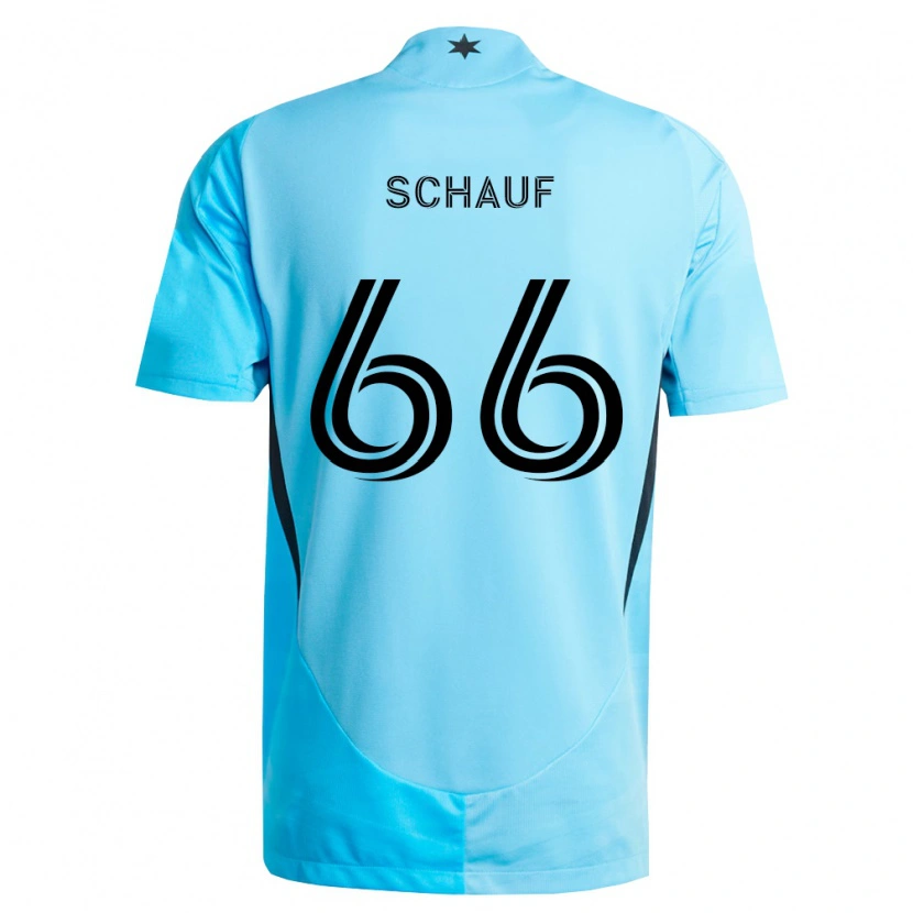 Danxen Dzieci Brody Schauf #66 Jasny Niebieski Czarny Wyjazdowa Koszulka 2026/27 Koszulki Klubowe
