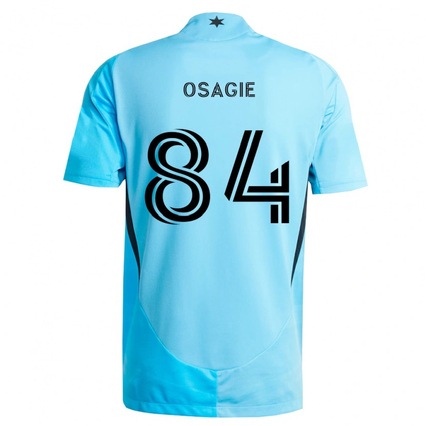 Danxen Dzieci Nosazena Osagie #84 Jasny Niebieski Czarny Wyjazdowa Koszulka 2026/27 Koszulki Klubowe